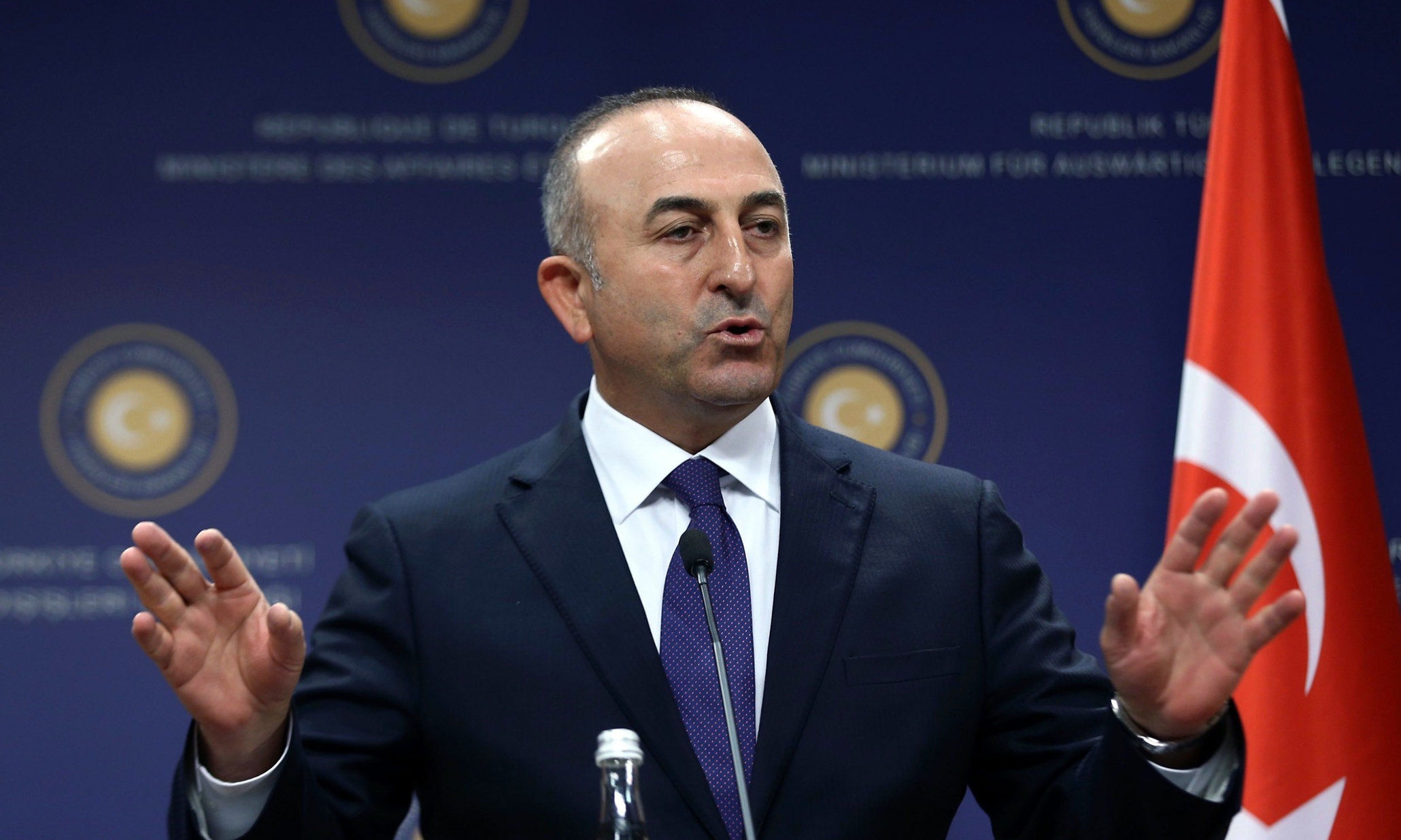 Bakan Çavuşoğlu ndan Afrin resti